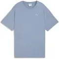 Puma Essentials Elevated Relaxed Wash Tee Women, Clothing, Cool Blue, L