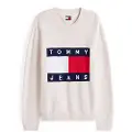 Tommy Hilfiger Melange Flag Regular Fit Genser