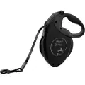 Flexi Smycz automatisk. GIANT tape black edition 8m czarna