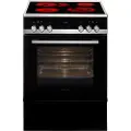Siemens iQ500 HK9S5A240 - Komfyr - frittstående - bredde: 60 cm - dybde: 60 cm - høyde: 85 cm - med selvrens - rustfritt stål