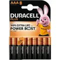 Duracell - Batteri 8 x AAA - Alkalisk - 1150 mAh
