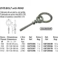 Goldenship Øyebolt&ring 10 Enheter