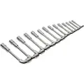 Bahco Metric Double End Offset With 6x6 Point Dynamic-drive Profile Socket Set Pipegaffelnøkkel 14 Enheter