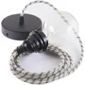 Creative Cables Rd54 Stripes 2 M Hengelampe Pendel For Lampeskjerm