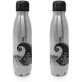 Pyramid Metallflaske Med Silhuett Av Spiralformet ås 540ml