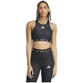 Adidas Techfit High Neck Print Sports-bh Med Medium Støtte