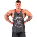 Nebbia Washed Muscle Back Stringer Golden Age 791 Ermeløs T-skjorte