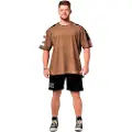 Nebbia Washed-off Oversized Lifting Club 368 Kortarmet T-skjorte