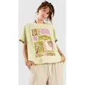 RVCA Natural Tapestry T-skjorte grønn