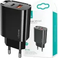 Usams Cc121tc02 Usb-a-og Usb-c-vegglader