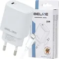 Beline PD 3.0 20W Lightning lader - iPhone 14/13/12/X/iPad Pro - hvit