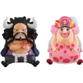Megahouse One Piece Up Se Pvc Kaido Dyret & Big Mom Med Gresskar & Semla-figur 11 Cm