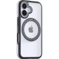 Torras Ostand R Fusion-etui for iPhone 16 (svart)