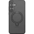 Torras Ostand Spin Series telefonveske for Samsung S25+ (svart)