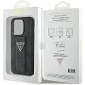 GUESS Guhcp15xpgs4tdk Iphone 15 Pro Max 6.7 Grip Stand 4g Triangle Strass Telefondeksel