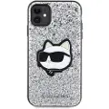 Karl Lagerfeld Klhcn61g2cps Iphone 11xr 6.1 Srebrny Choupette Patch Telefondeksel