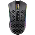 Redragon M808 Storm Lightweight RGB Wireless Gaming Mouse - Gaming mus - Optisk - 7 - Svart med RGB-lys