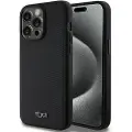 Tumi Dėklas Tumi TUHMP15XRBAK iPhone 15 Pro Max 6.7 juodas hardcase with Leather Ballistic Pattern and MagSafe