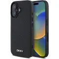 DKNY Pu Leather Metal Logo Magsafe Iphone 16 Telefondeksel