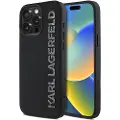 Karl Lagerfeld 3d Rubber Glitter Logo Iphone 15 Pro Max Telefondeksel