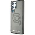 Karl Lagerfeld Samsung Galaxy S25 Ultra Karl Lagerfeld Rhinestones Karl Head Logo-deksel - Svart
