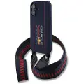 Red Bull Racing Silicone Vertical Logo Magsafe Case + Crossbody Strap Iphone 16 Telefondeksel