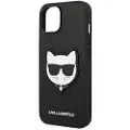 Karl Lagerfeld KLHCP14MSAPCHK iPhone 14 Plus 6,7 tommer hardcase svart/svart Saffiano Choupette hodelapp
