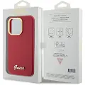 GUESS Guhcp15lsmbslm Iphone 15 Pro 6.1 Magenta Silicone&frame Telefondeksel