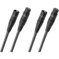 OEHLBACH NF 14 XLR Master Set, XLR (3-pin), Hankjønn, XLR (3-pin), Hunkjønn, 0,75 m, Grå