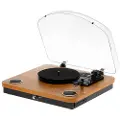 24hShop Platespiller med USB-opptak, Bluetooth og tre hastigheter