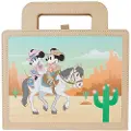 Loungefly Mickey Og Minnie Western Notebook Lunsjboks