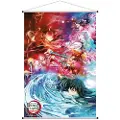 Sakami Merchandise Demon Slayer Veggrull Med Swordsmith Village Arc Versjon B-plakater 60x90 Cm