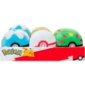 Jazwares Pokémon Assorterte Poké Ball-bamser 10 Cm 6 Enheter