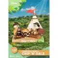 Beast Kingdom Toys Spesialutgave Disney D-stage Campsite Series Chip & Dale Diorama 10 Cm