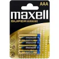 Maxell alkaline AAA/LR03 Premium batteri, 4 stk.