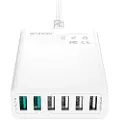 BlitzWolf Charger 6x USB Blitzwolf BW-S15 QC 3.0 60 W (white)