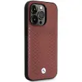 BMW Bmhcp14x22rfgr Iphone 14 Pro Max 6.7 Leather Diamond Pattern Telefondeksel