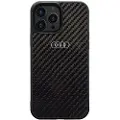 Audi Carbon Fiber Iphone 14 Pro 6.1 Autpupcip14pr8d2bk Telefondeksel