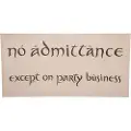 Weta Workshop The Hobbit No Admittance Sign Figur