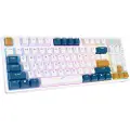 Royal Kludge RK89 RGB trådløst mekanisk tastatur, Lemon-bryter (hvit) (QWERTY)