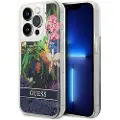 GUESS Guhcp14xlflsb Iphone 14 Pro Max 6.7 Flower Liquid Telefondeksel