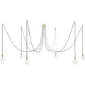 Creative Cables Spider 6 Falls With Light Bulb Pendellampe