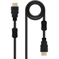 Nanocable Høyhastighets Ethernet Hdmi-kabel Med Ferritt Hann Til Hann Hdmi 2.1 10 M
