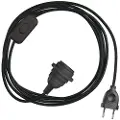 Creative Cables Snakebis E27 Lampeskjerm-kabelsett Med Lampeholder. Farget Stoffkabel Og 2-pinners Plugg 3 M