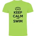 Kruskis Keep Calm And Swim Kortarmet T-skjorte