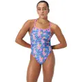 Speedo Allover Digital V-back Badetøy