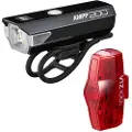 Cateye Ampp200 + Viz100 Sykkellyktesett