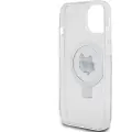 Karl Lagerfeld Klhmp15shmrschh Iphone 151413 6.1 Biały Ring Stand Choupette Head Telefondeksel