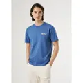 Pepe Jeans for man. PM5010086 Milon T-shirt blue (XXL), Casual, Cotton, Short sleeve