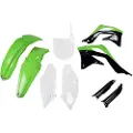 Ufo Kawasaki Kxf 450 2012-2012 Kakit217f-999 Fork Protectors & Plastsett